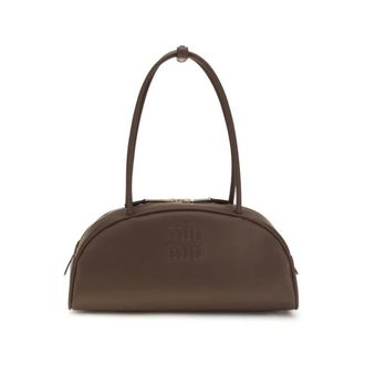 Miu Miu Beau Schoudertas - Dames - Tassen - Bruin - Maat: ONE Size Leer