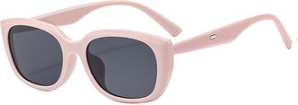 Generic Small Frame Men Outdoor Sunglasses Vacation Women Sports Commuter Sun Glasses(Pink)