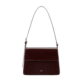 A.P.C. Virginie Flap Bag - Bags - Mujer - P&uacute;rpura - ONE SIZE