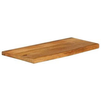 Berkfield Home Table Top Live Edge 70x30x2.5 cm Solid Wood Mango in Brown
