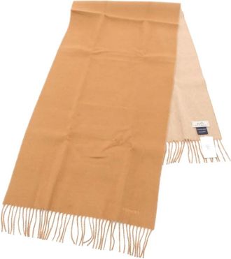 Hermès Sciarpa Lectoverso in cashmere anni 2020 - Marrone