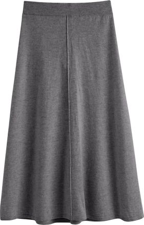Chinti and Parker high-waisted midi skirt - Grey