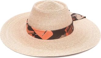 Ferragamo Dames, Accessoires, Beige, Maat: 56 CM Zijde