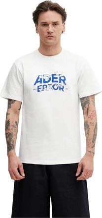 Ader Error Edca T-Shirt - Heren - T-shirts - Wit - M - Katoen - Tops