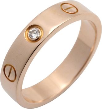 Cartier Gold Clear Pink Gold (18K) Band Ring (Pre-Owned)