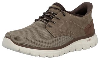 Rieker Slip-On Sneaker RIEKER Ready2GO, Herren, Gr. 40, beige (beige, braun), Lederimitat, Textil, Schuhe Slip-On Sneaker, Schlupfschuh, Halbschuh, Freizeits