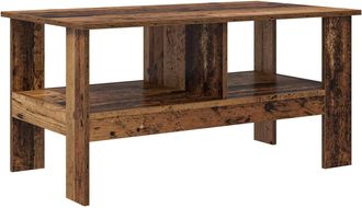 vidaXL Mesa De Caf&eacute; Madera Vieja 90 X 50 X 45 Cm Madera De Ingenier&iacute;a Vidaxl