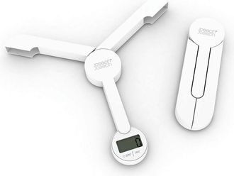 Joseph Joseph Joseph Joseph Triscale B&aacute;scula De Cocina Plegable Blanca