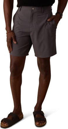 The Normal Brand Everyday Flat Front Shorts in Steel at Nordstrom, Size 32