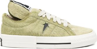 Rick Owens Sneakers con pelliccia sintetica - Verde