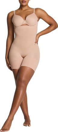 Spanx SPANXsculpt GoFigure High Waist Shaper Shorts in Chai at Nordstrom, Size X-Large