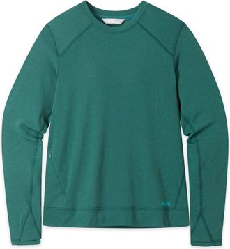 Stio | Womens Trax Power Grid Crew Top, Size Extra Small in Boundless