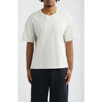 Elwood Crop Hill Tee in Vintage White at Nordstrom, Size X-Large