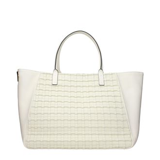 Valentino Garavani Damens Handtaschen Beige/Elfenbein Leder