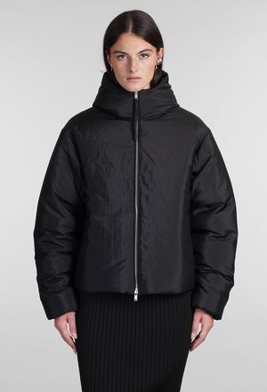 Jil Sander Puffer In Black Polyamide