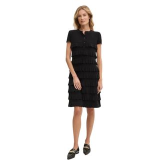 Joseph Ribkoff Dames, Jurken, Zwart, Maat: 2XS Jersey