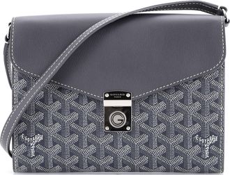 Goyard Chypre Wallet on Strap Coated Canvas with Leather