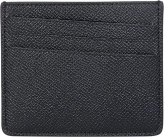 Maison Margiela Slim 6 Card Holder - Heren - Portefeuilles - Zwart - ONE Size - Leer - Accessoires