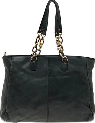 Fendi Borsa tote con catena - Nero