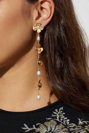 Cult Gaia Lucky Earrings, Womens, Gold