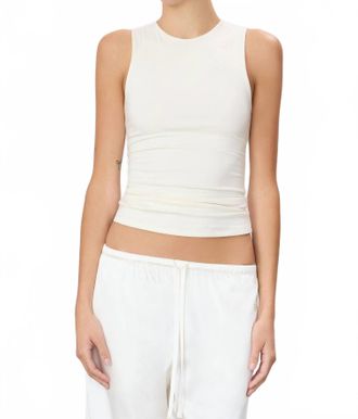 &Eacute;terne Sleeveless Crewneck Tank Top In Ivory
