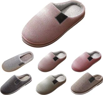 Generic Womens Home Slippers Daily Wear Slippers For Men Simple Household Slipper Slip On Bedroom Slipper Casual Indoor Shoes Lightweight Design Plush Cushion