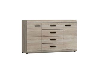 AKL FURNITURE C&oacute;moda efecto madera Beige