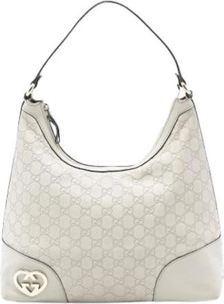 Gucci Pre-owned Shoulder Bags, female, White, Size: ONE SIZE Pre-owned Shoulder Bag