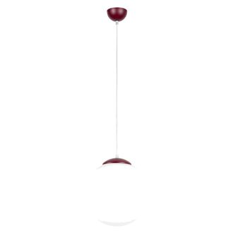 Sollux Lighting L&aacute;mpara colgantes borgo&ntilde;a acero/vidrio alt. 120 cm