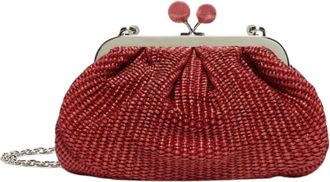 Max Mara Clutches, female, Red, Size: ONE SIZE Pasticcino Bag Small