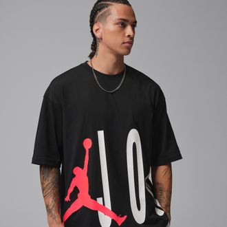 Nike Jordan Mens Jordan Oversized T-Shirt in Black | IQ0840-010