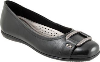 Trotters Sizzle Signature Flat - Multiple Widths Available in Black at Nordstrom, Size 8.5