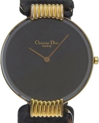Dior Pre-owned Watches, female, Black, Size: ONE SIZE Pre-owned Bagheera Metal Watch