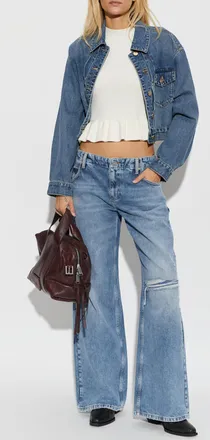 AllSaints Blink Denim Jacket, Womens, Blue