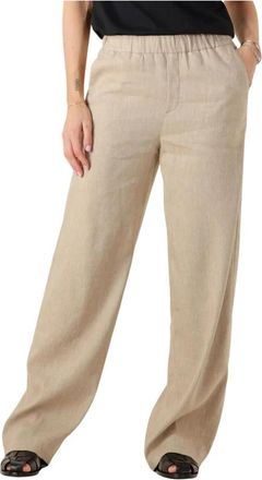 Drykorn Wijde Beige Broek - Dames - Wijde Broeken - Beige - W27 L34 - Broeken