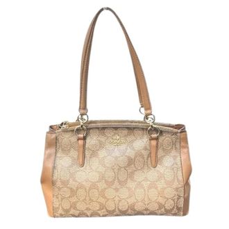 Coach Pre-owned Handbags, female, Brown, Size: ONE SIZE Pre-owned Signature Small Handbag