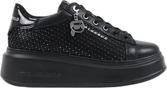 Karl Lagerfeld Anakapri Sneakers - Dames - Sneakers - Zwart - 36 EU - Leer - Schoenen