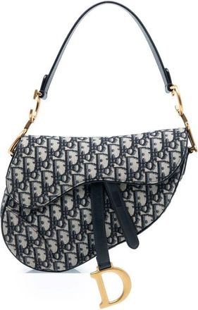 Dior Pre-owned Dior Oblique Canvas Saddle Bag LDUBEBYKQRRBPFOX