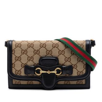 Gucci Pre-owned Gucci GG Canvas Lady Web Wallet On Strap Ladies IFGAXHUKRM54UUS4