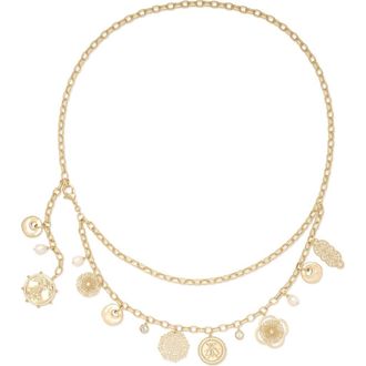 Ramy Brook Ariana Layered Charm Belt in Gold at Nordstrom, Size No Size