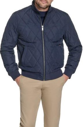 Dockers Quilted Bomber Jacket in Navy at Nordstrom Rack, Size Large