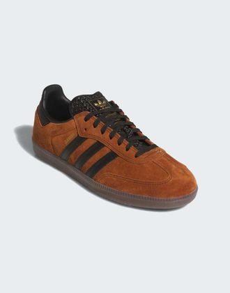 adidas Originals Samba Adv - Scarpe color bronzo crepuscolare/nero core/-Marrone