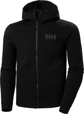 Helly Hansen Veelzijdige Lichtgewicht Ocean Jas voor Zeilwedstrijden - Heren - Vesten met rits - Zwart - M - Katoen - Hoodies & sweatvesten