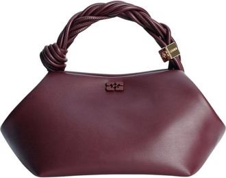 Ganni Handbags, female, Red, Size: ONE SIZE Small Bordeaux Crossbody Bag