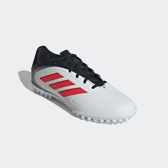 adidas Fussballschuh ADIDAS PERFORMANCE COPA PURE 3 CLUB TF, Damen, Gr. 40, weiss (cloud wei&szlig;, lucid rot, core schwarz), Synthetik, Schuhe Fussballschuh