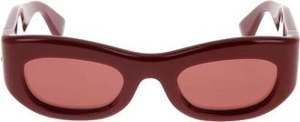 Gucci Zonnebrillen - Dames - Zonnebrillen - Rood - ONE Size - Accessoires