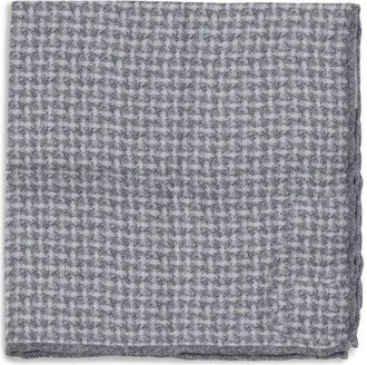 Brunello Cucinelli Grijze zijde sjaal