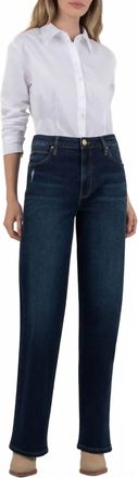 Kut from the Kloth Sienna High Rise Wide Leg Jeans In Feelings