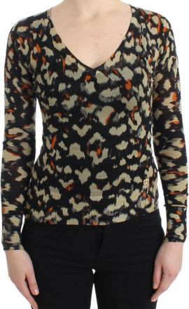 Cavalli v-neck wool Womens jumper