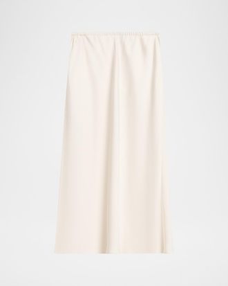 Vince Pull-On Satin Slip Skirt
